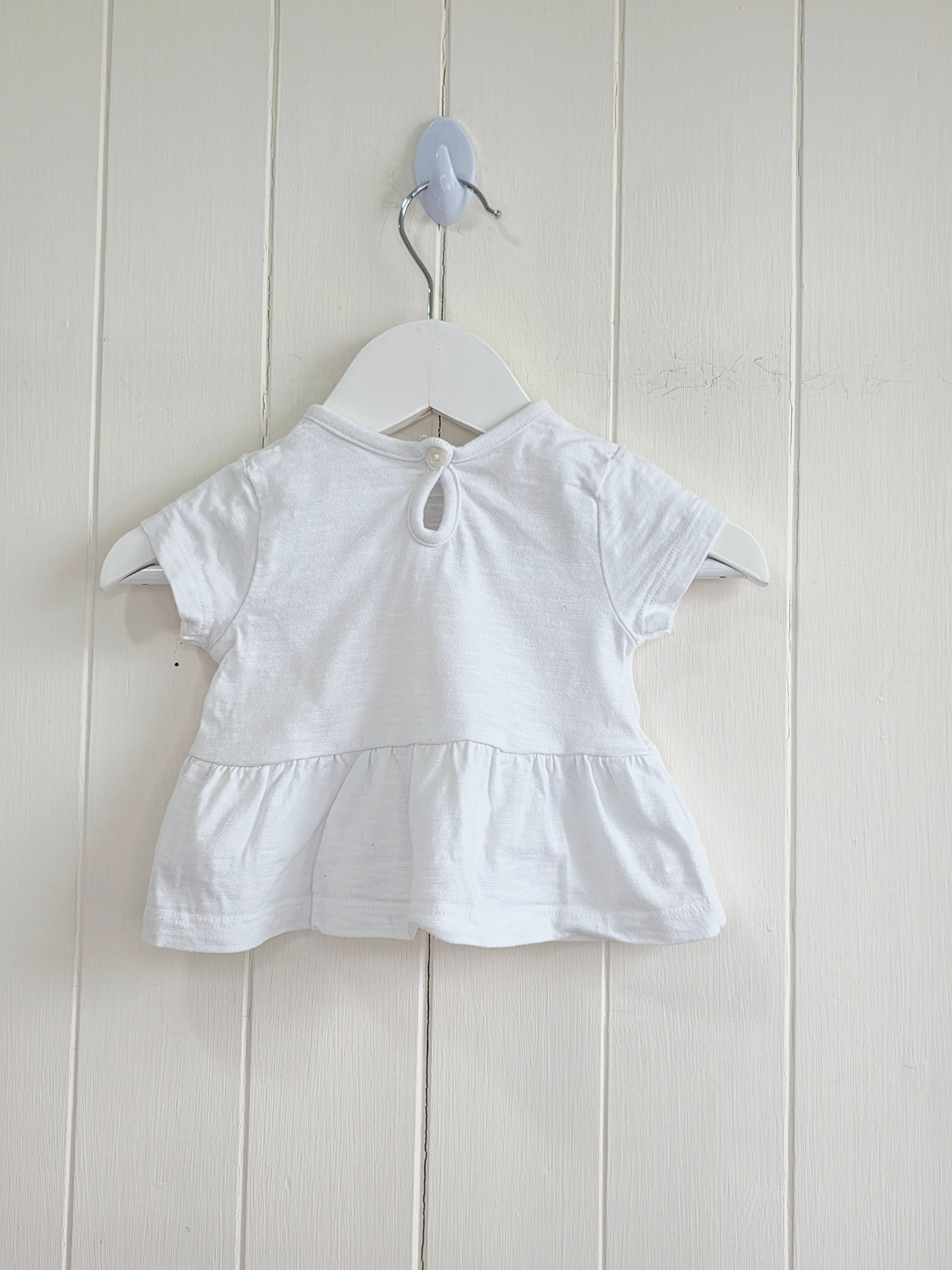 George - first size white t-shirt featuring "Daddy's little girl" print
