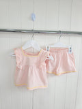 George - 0-3 months girls pink sleeveless top and shorts set