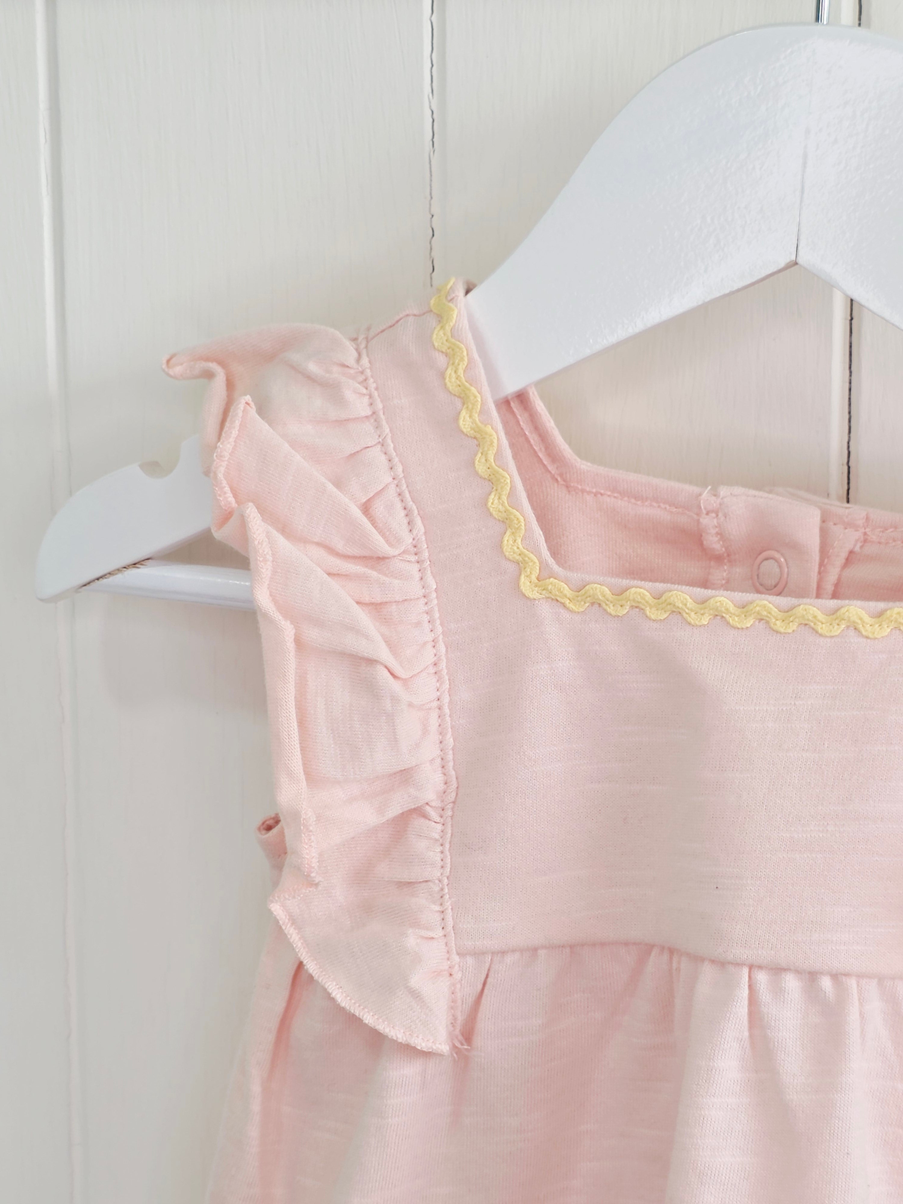 George - 0-3 months girls pink sleeveless top and shorts set