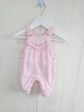 George - first size girls rose pink lined corduroy dungarees