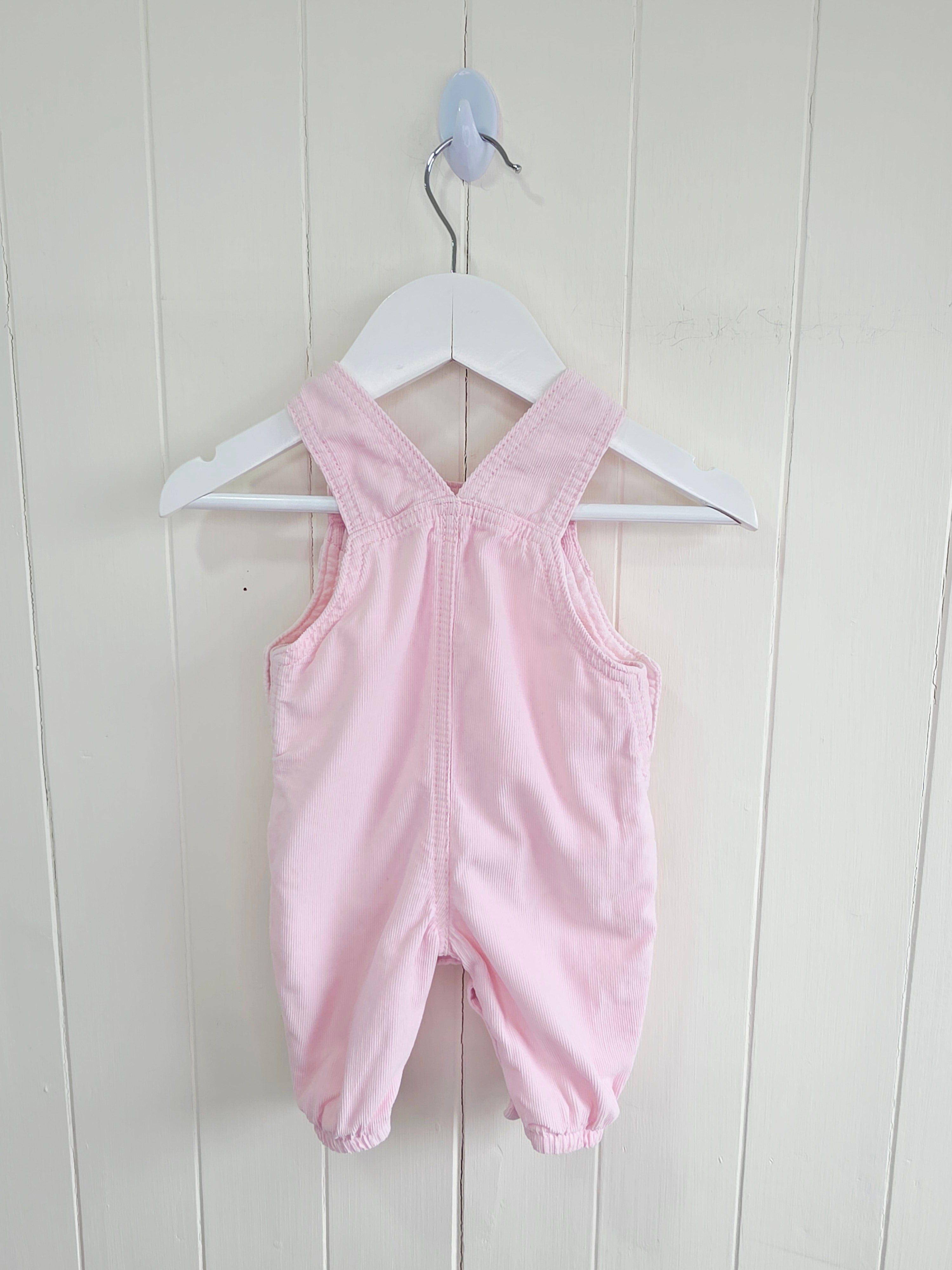 George - first size girls rose pink lined corduroy dungarees