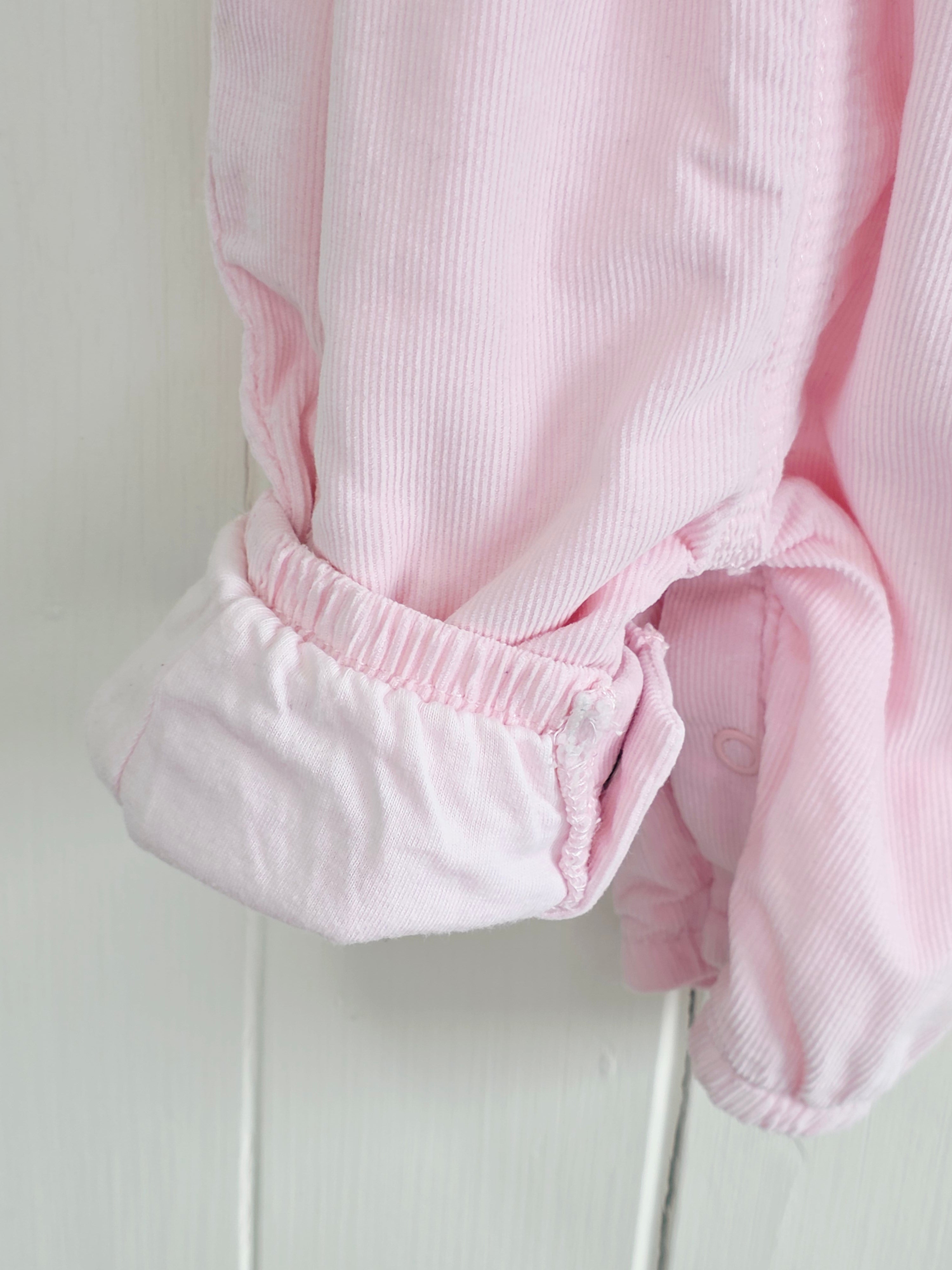 George - first size girls rose pink lined corduroy dungarees