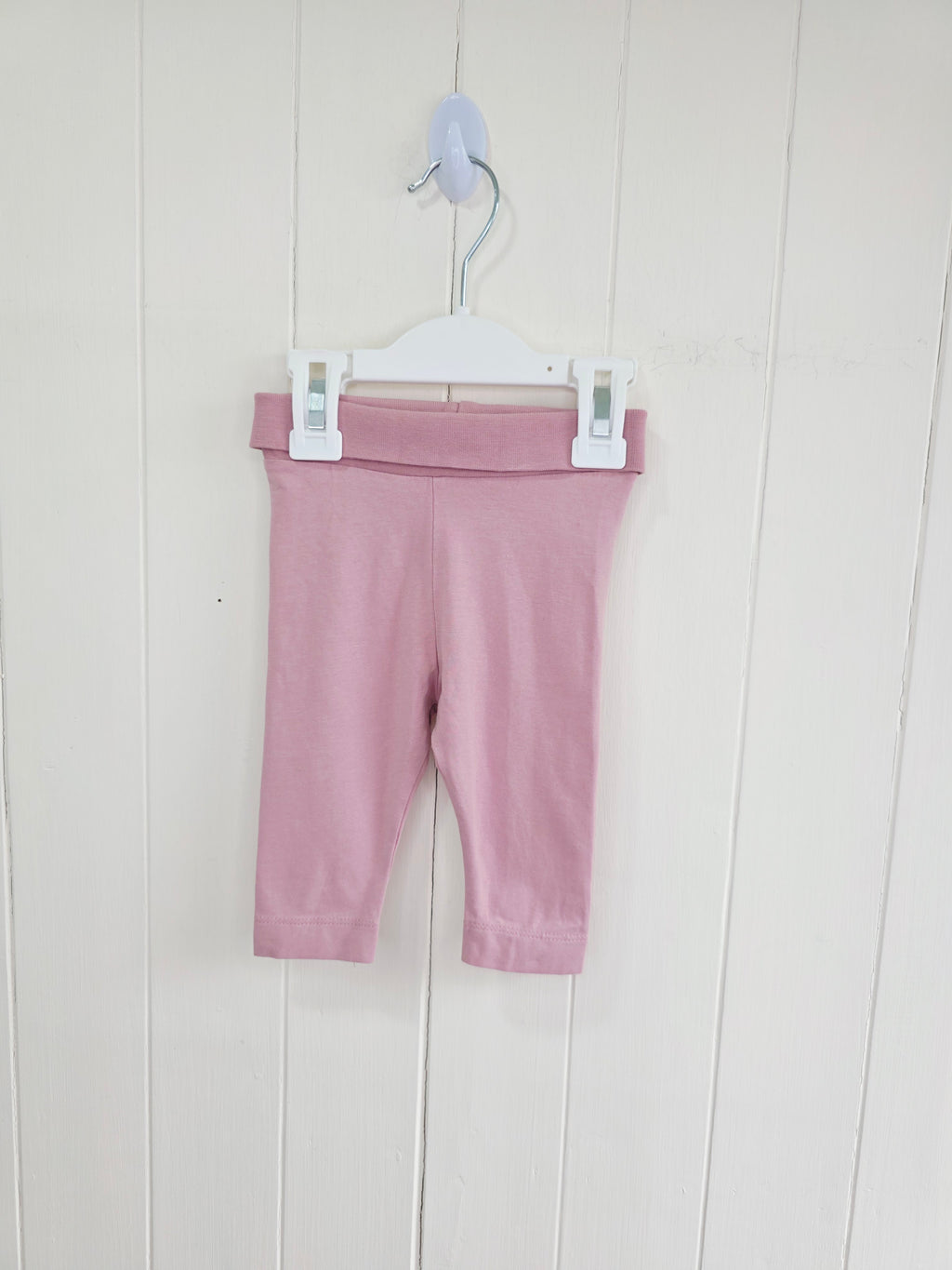 H&M - 2-4 months girls plain pink leggings