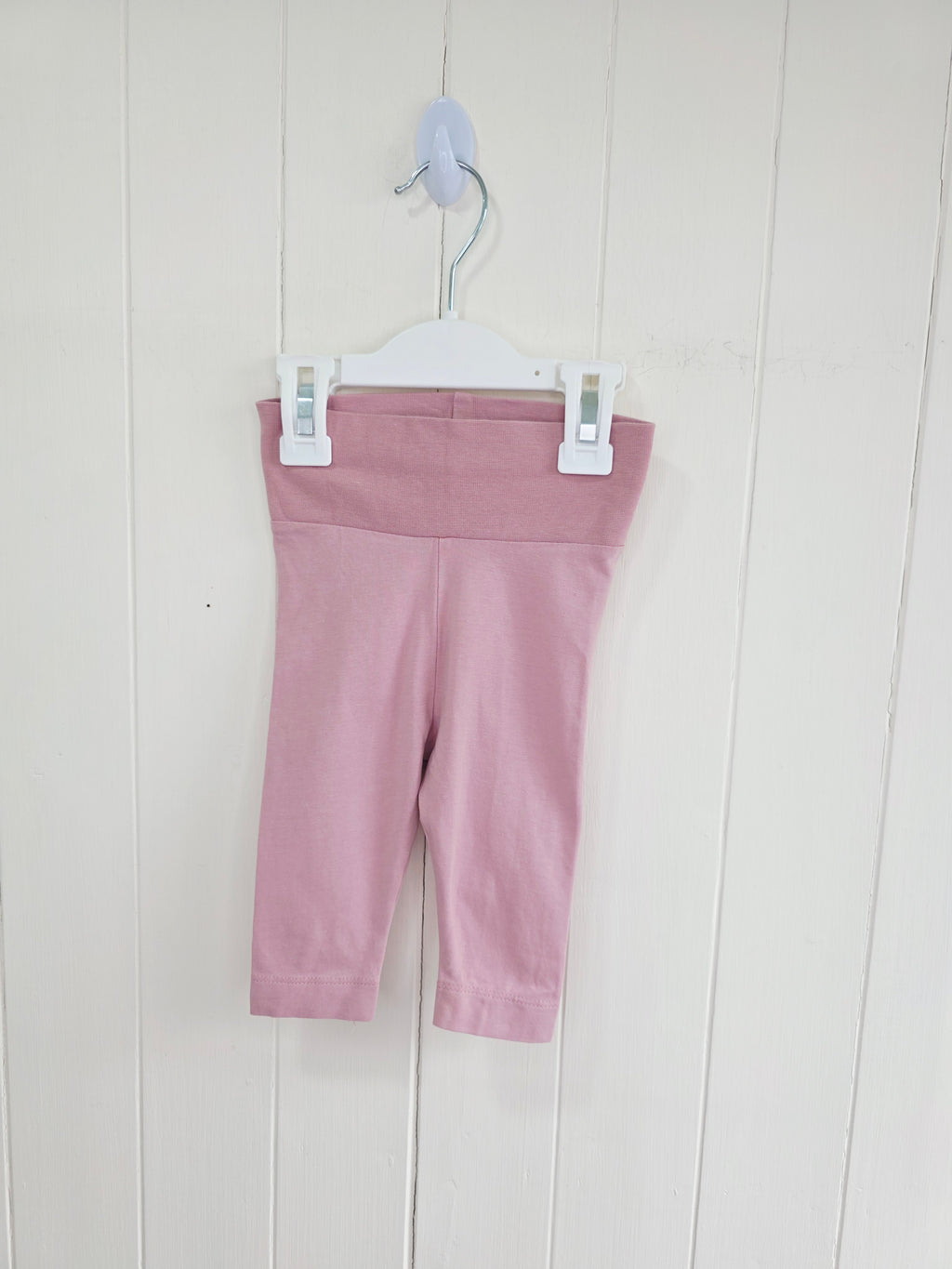 H&M - 2-4 months girls plain pink leggings