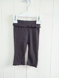 Nutmeg - 0-3 months girls charcoal grey leggings
