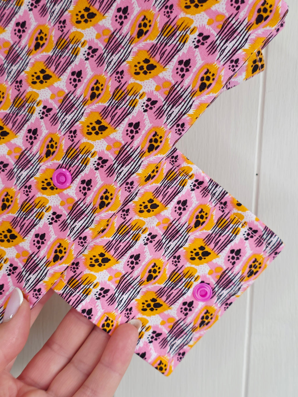 Handmade - mini nappies and wet wipes wallet/pouch