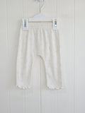 George - 3-6 months cream floral leggings