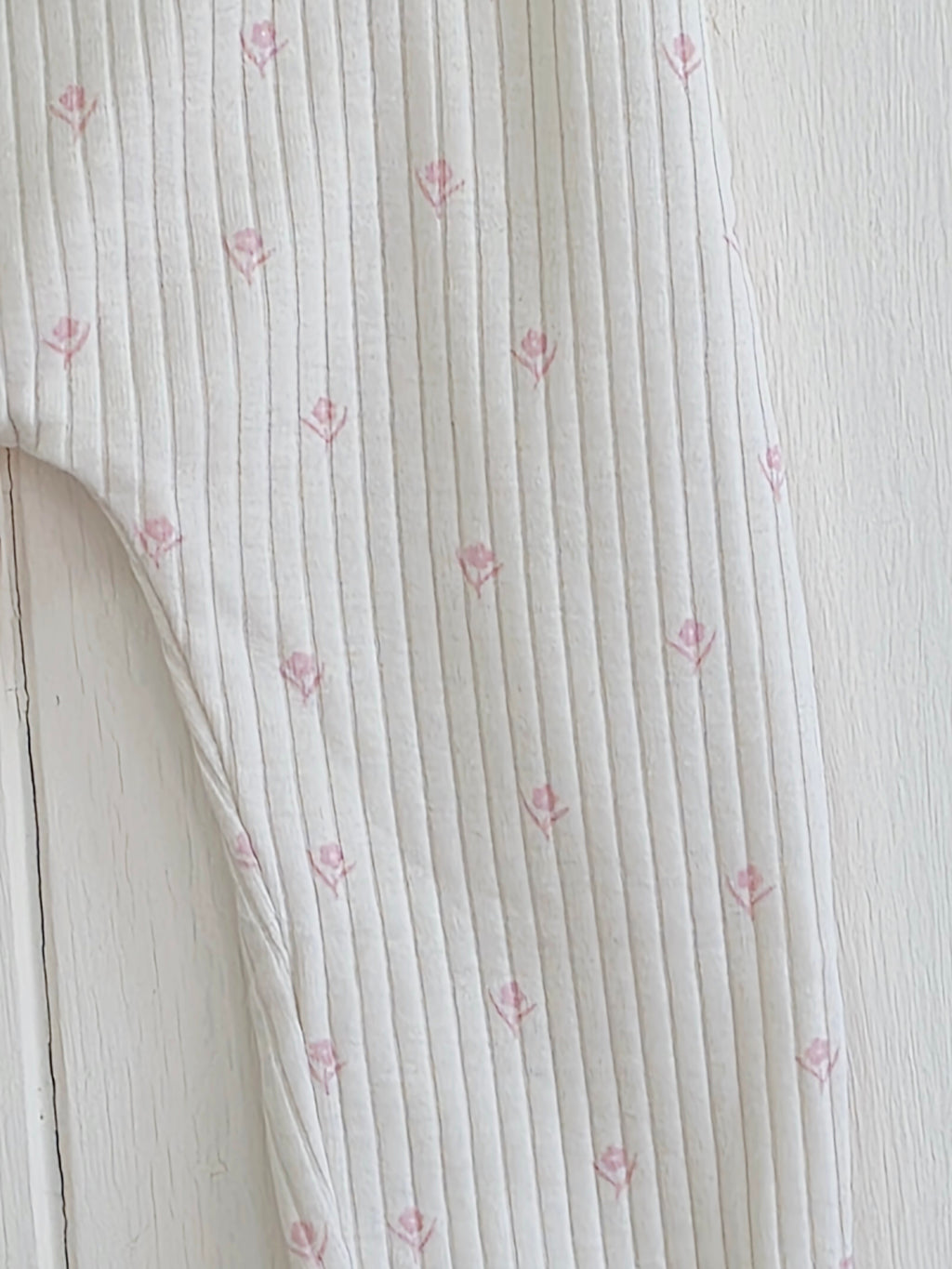 George - 3-6 months cream floral leggings