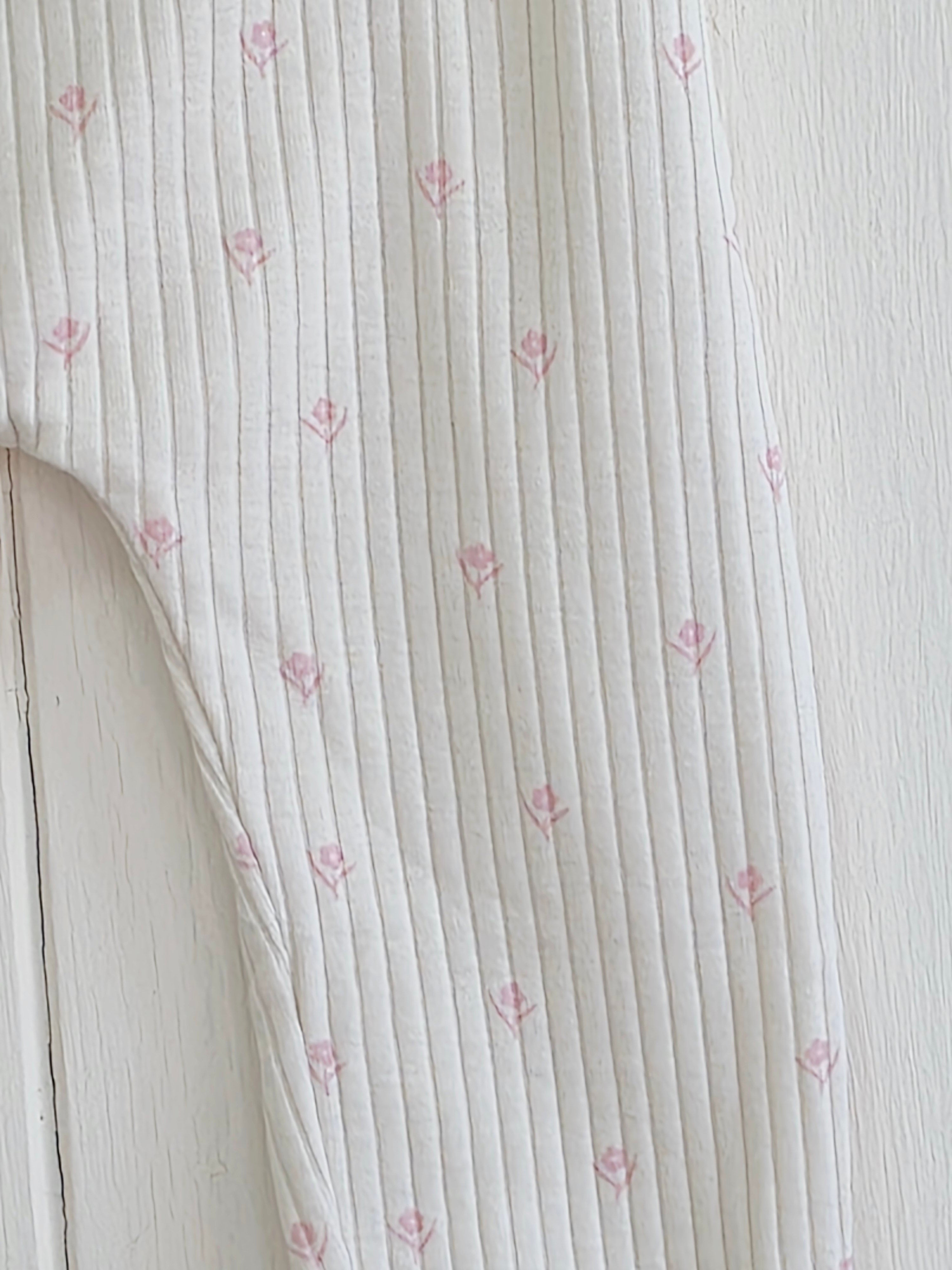 George - 3-6 months cream floral leggings