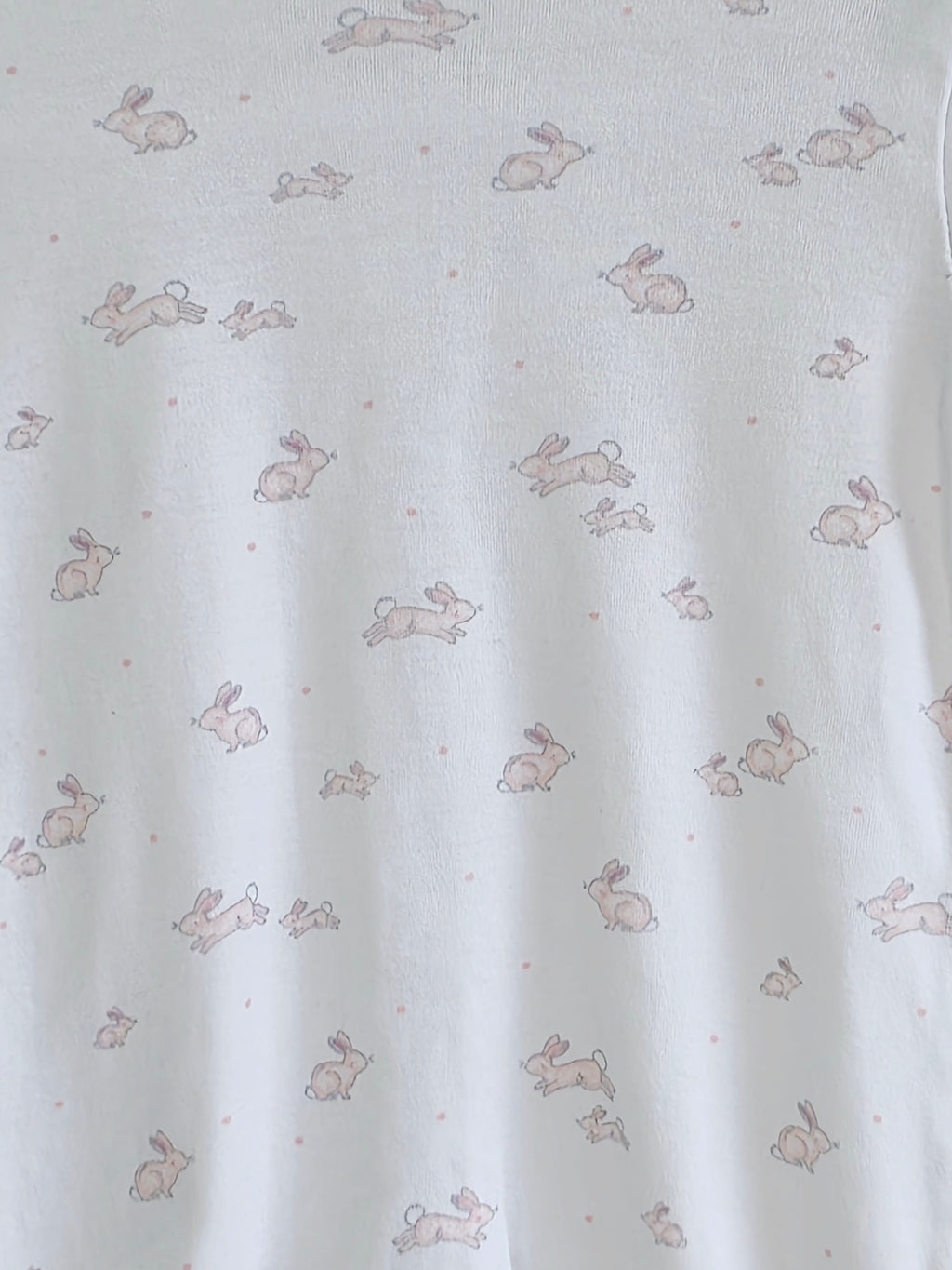 Next - 3-6 months girls white sleepsuit featuring all over bunny print