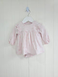 Mothercare - 3-6 months girls floral pink bodysuit dress
