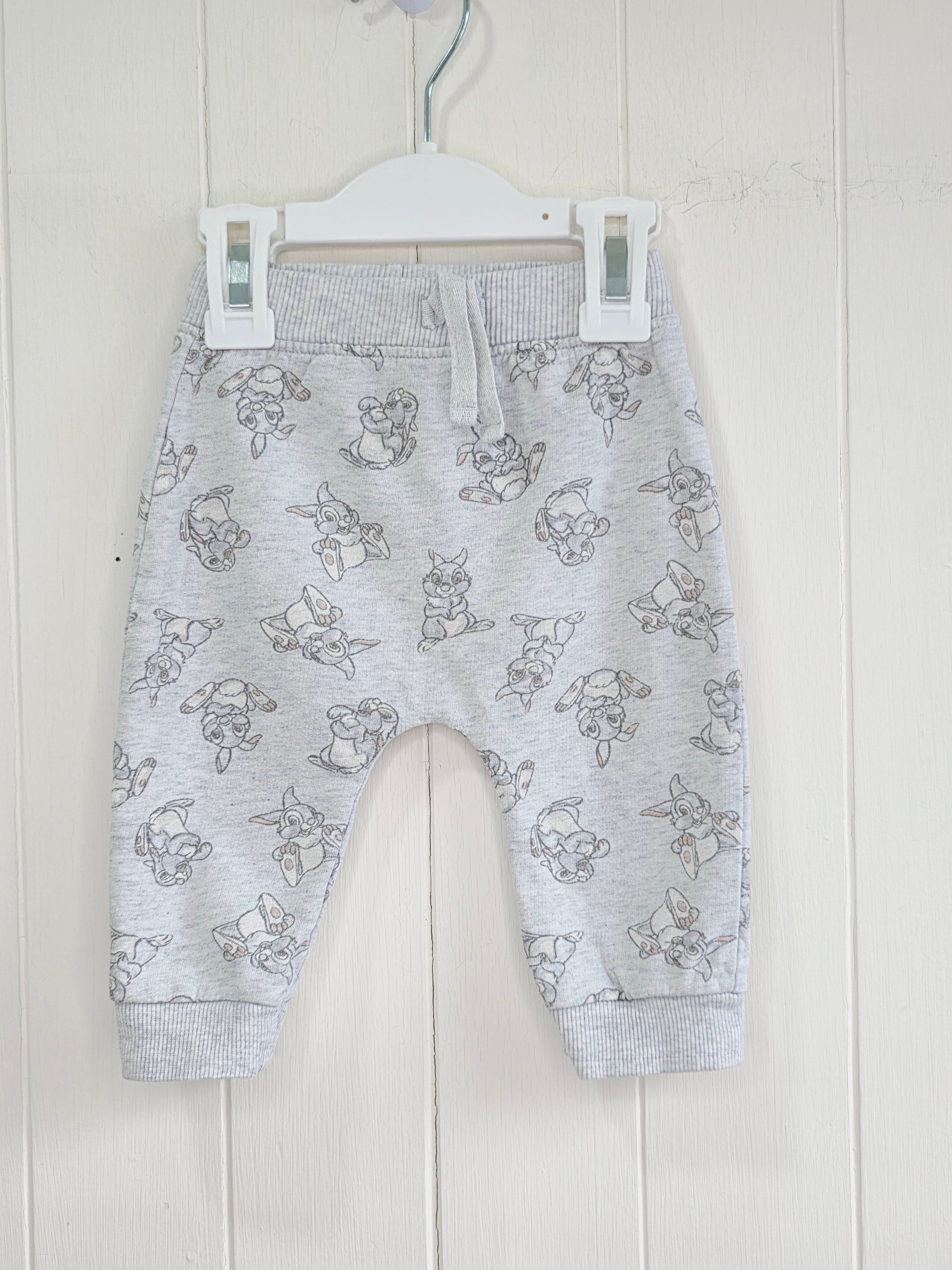 Thumper at George - 3-6 months girls grey jogger bottoms
