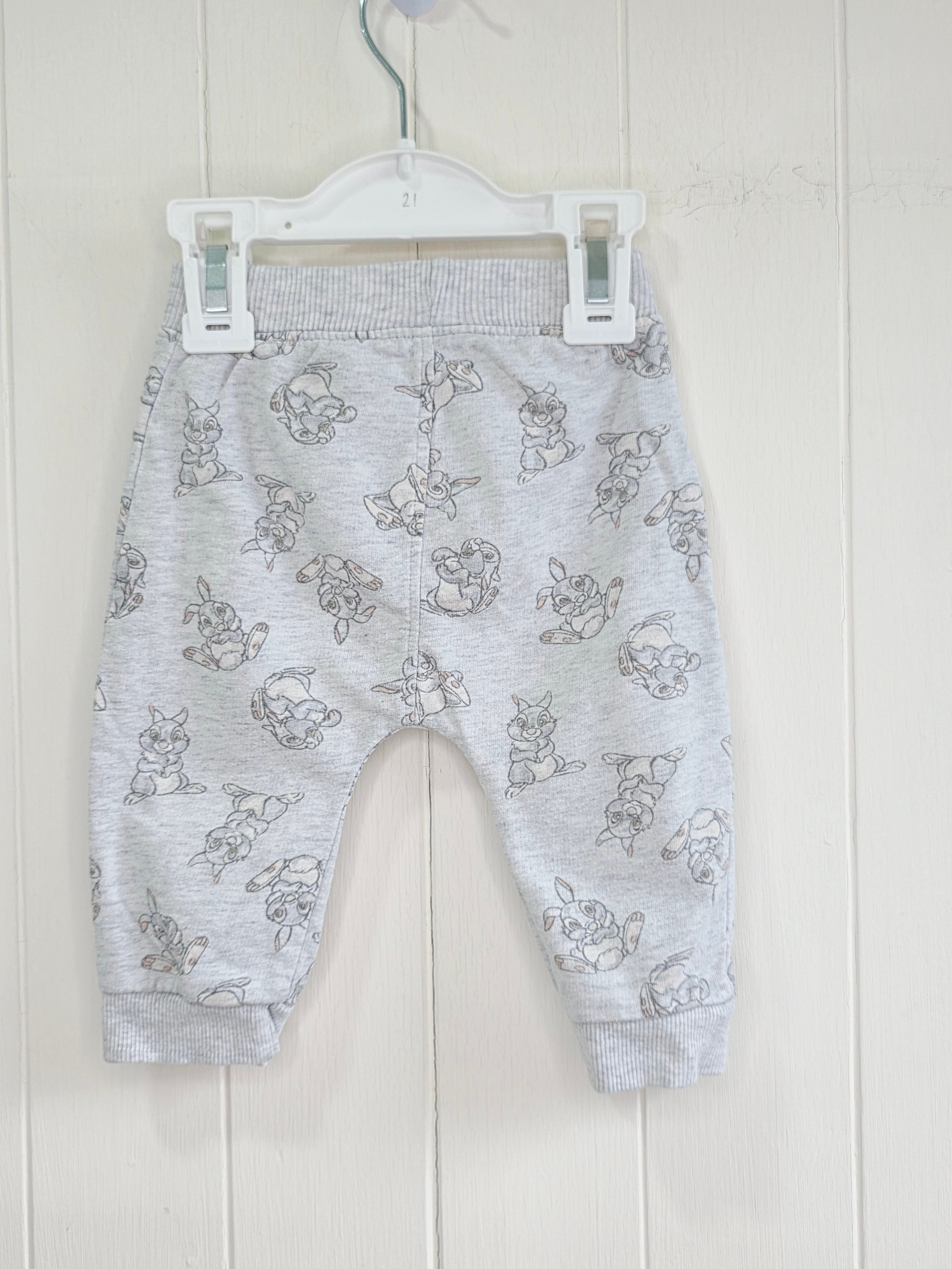 Thumper at George - 3-6 months girls grey jogger bottoms