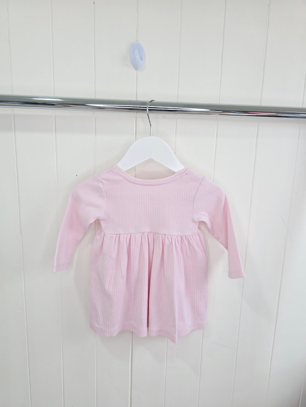 Primark - 3-6 months girls pink and white floral dresses set