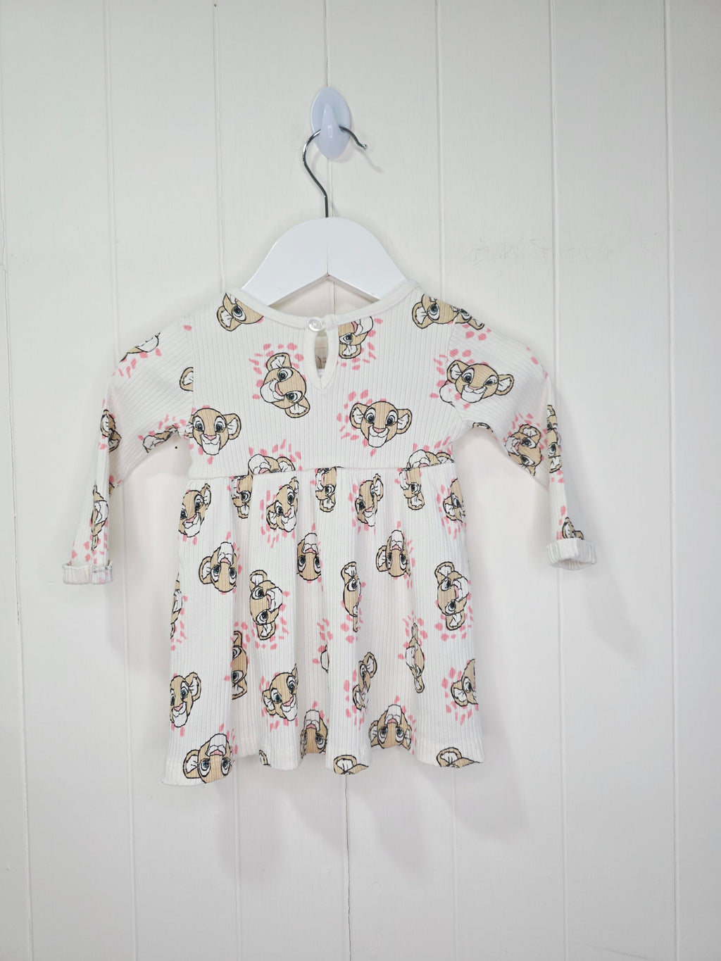 Disney Simba at Primark - 3-6 months girls long sleeve dress featuring all over Simba print