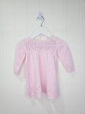 Next - 3-6 months girls pink knit dress
