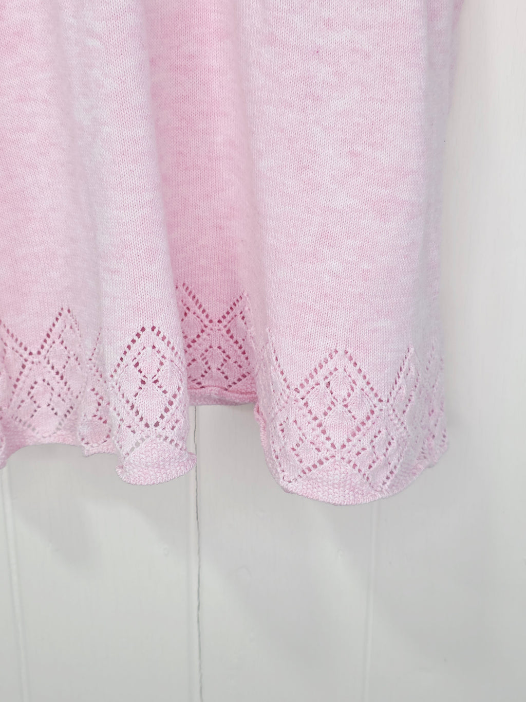Next - 3-6 months girls pink knit dress