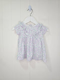 Matalan -3-6 months short sleeve floral dress featuring ruffle details