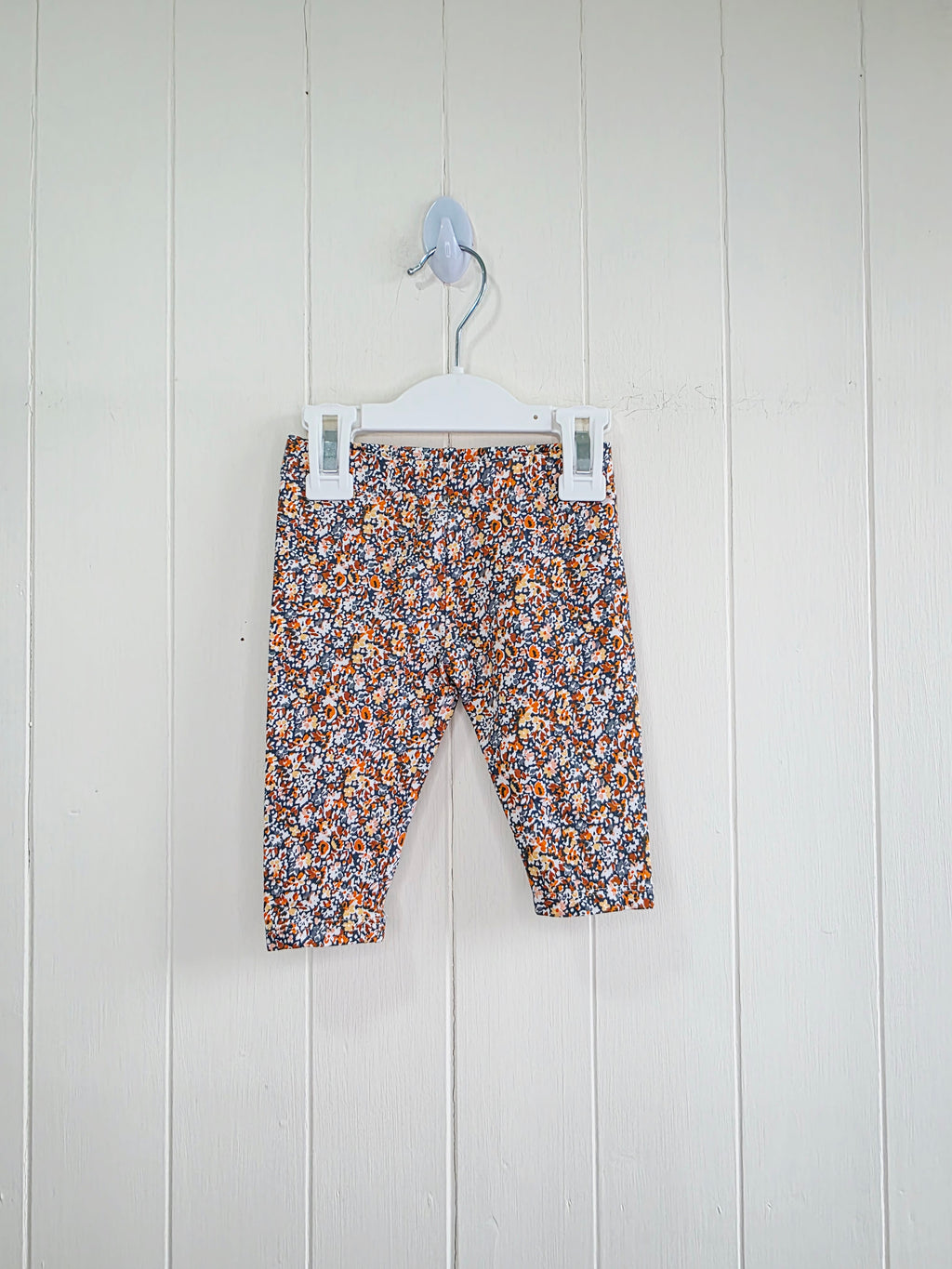 Next - 3-6 months girls floral leggings