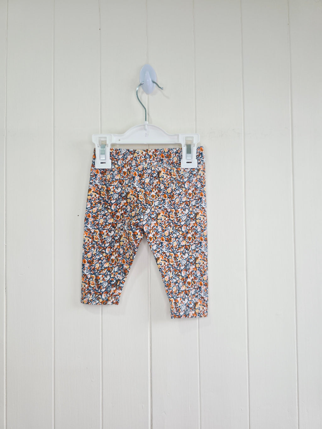 Next - 3-6 months girls floral leggings
