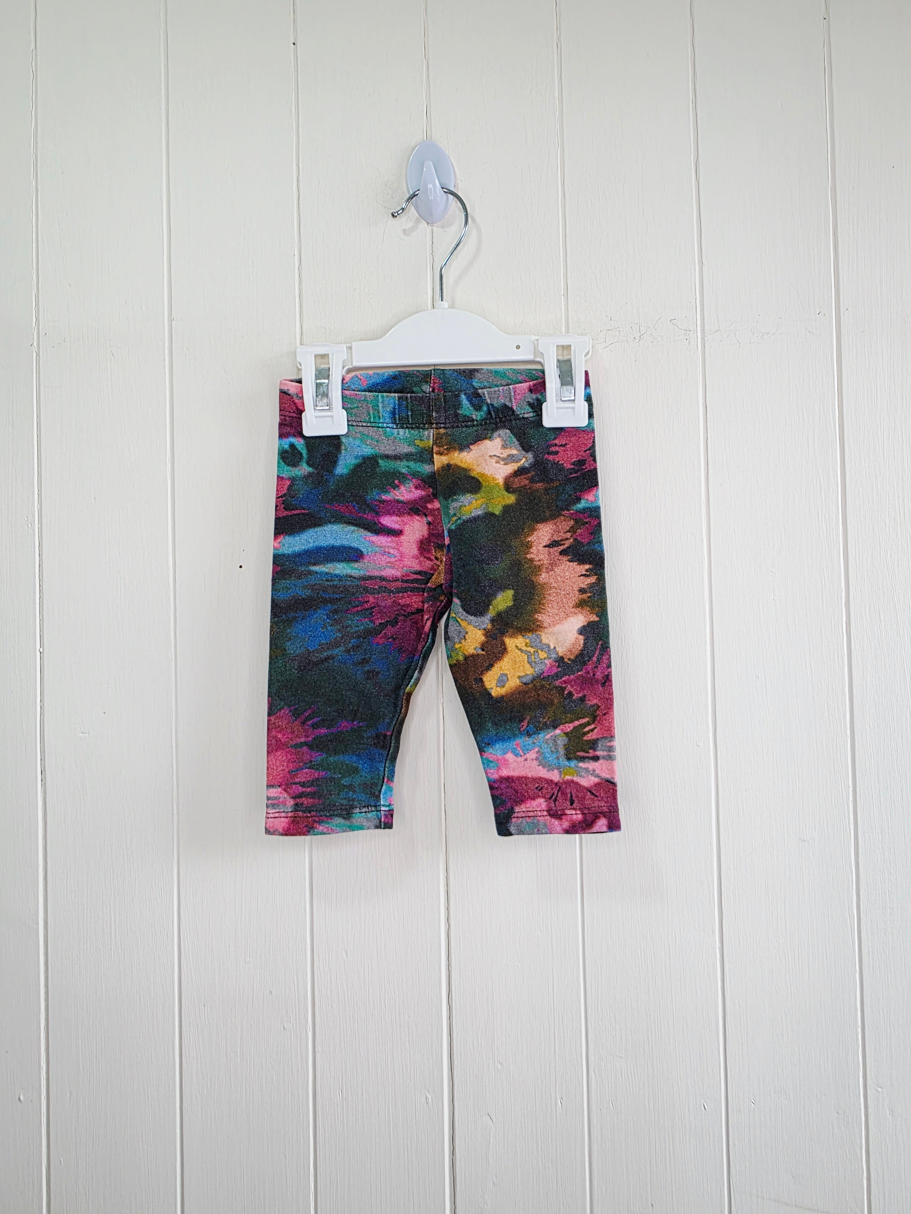 Next - 3-6 months girls tie-dye patern leggings