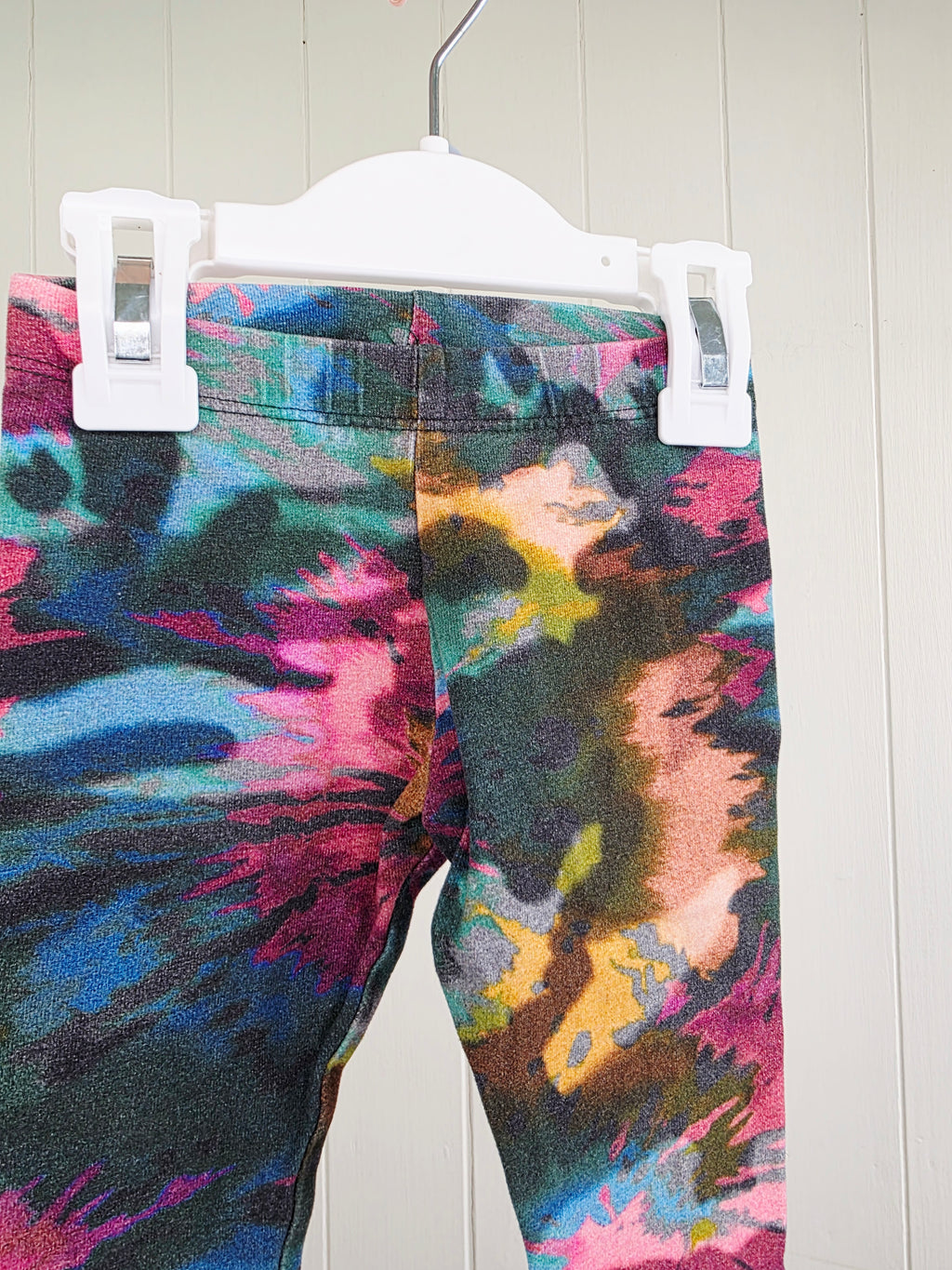 Next - 3-6 months girls tie-dye patern leggings