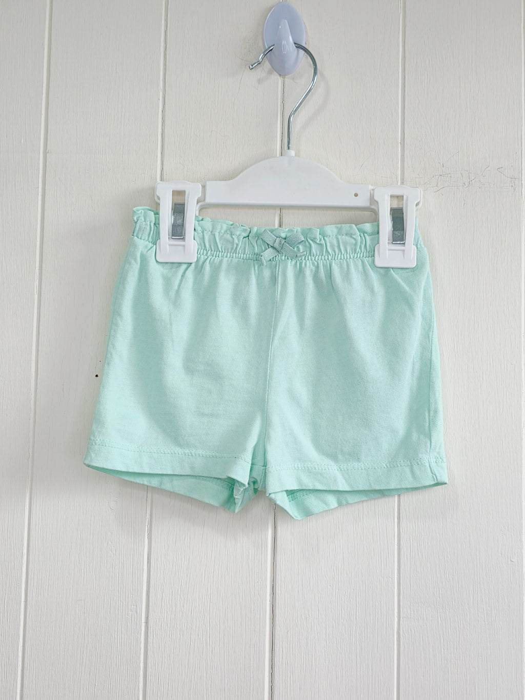 H&M - 4-6 months girls mint green shorts