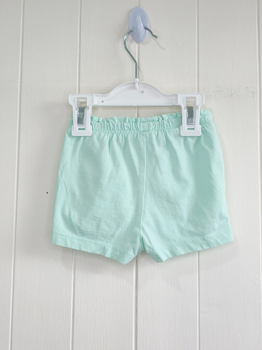 H&M - 4-6 months girls mint green shorts