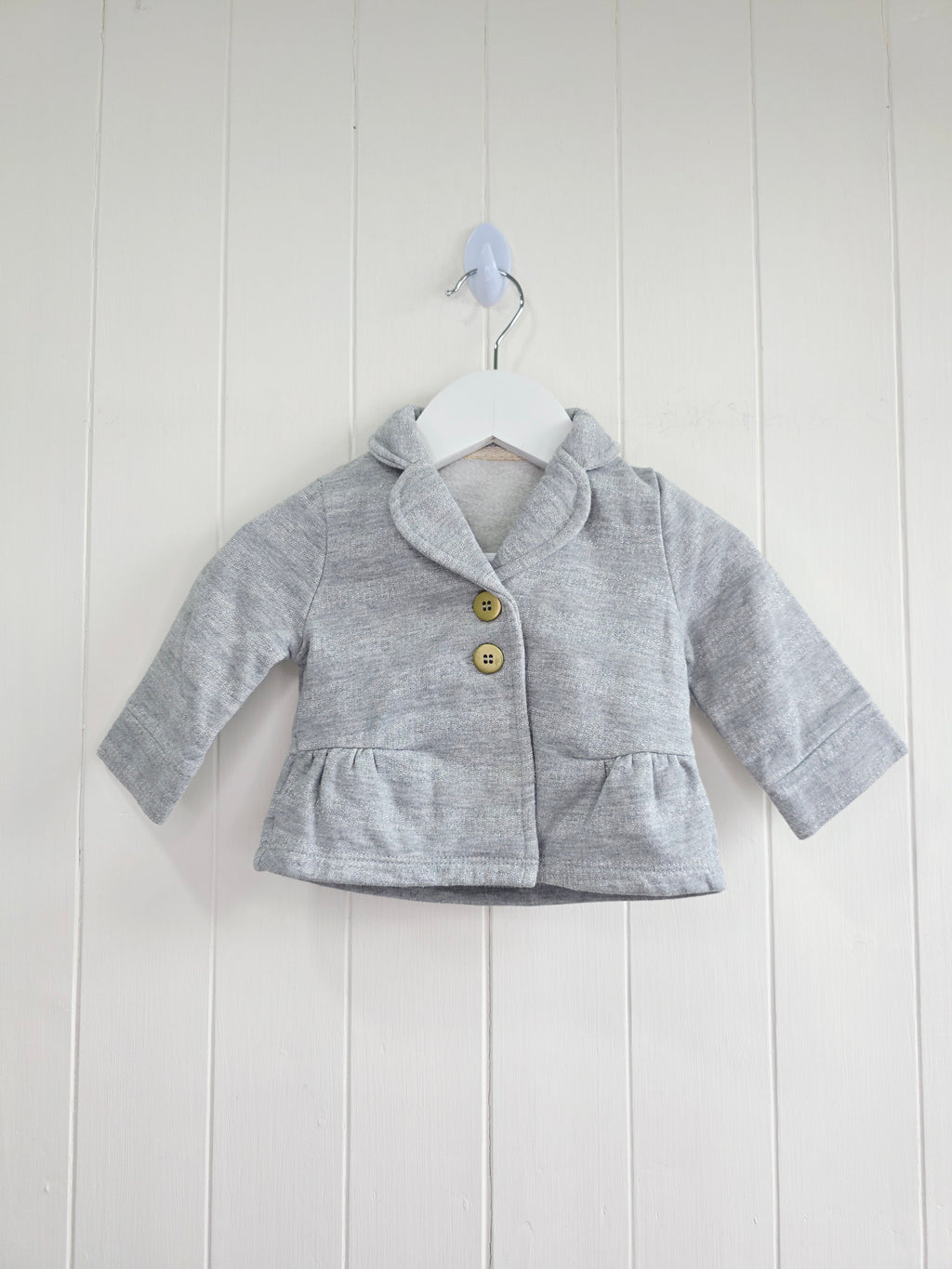 George- 3-6 months girls light grey blazer style jacket