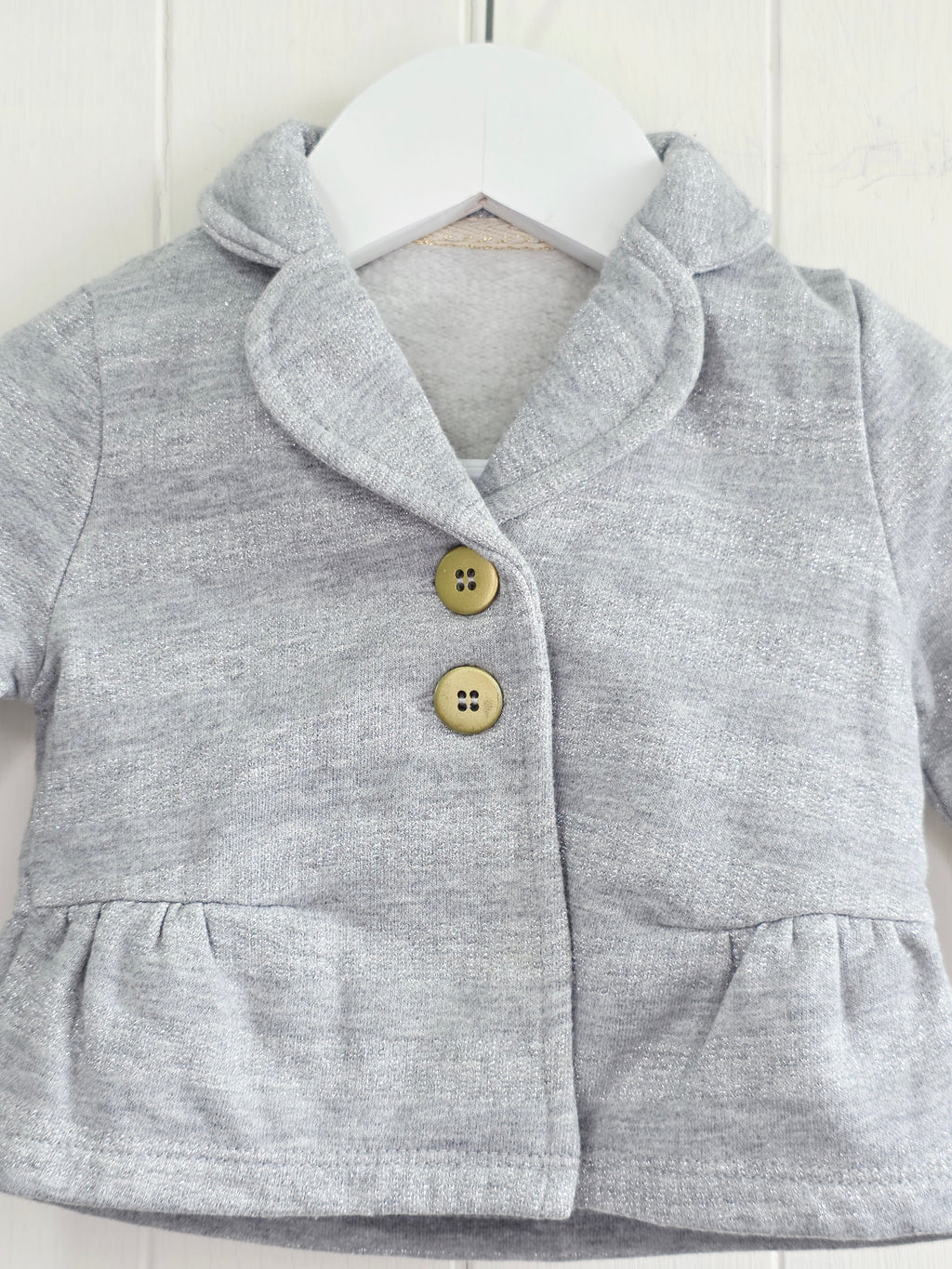George- 3-6 months girls light grey blazer style jacket