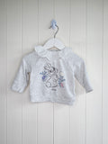 Disney at George - 3-6 months girls grey long sleeve top featuring Thumper print