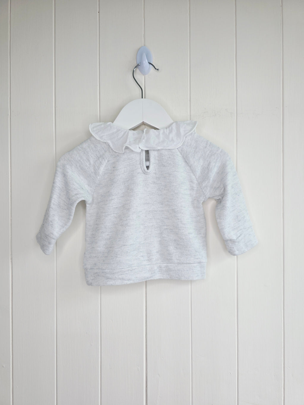 Disney at George - 3-6 months girls grey long sleeve top featuring Thumper print