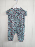 Next - 3-6 months girls leopard print long leg romper