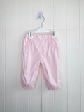 George 3-6 months girls pink lined pull up trousers