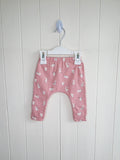 Next - 3-6 months girls pink leggings featuring all over animal print