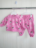 Minnie Mouse at Primark - 6-9 months girls pink jumper and joggers set