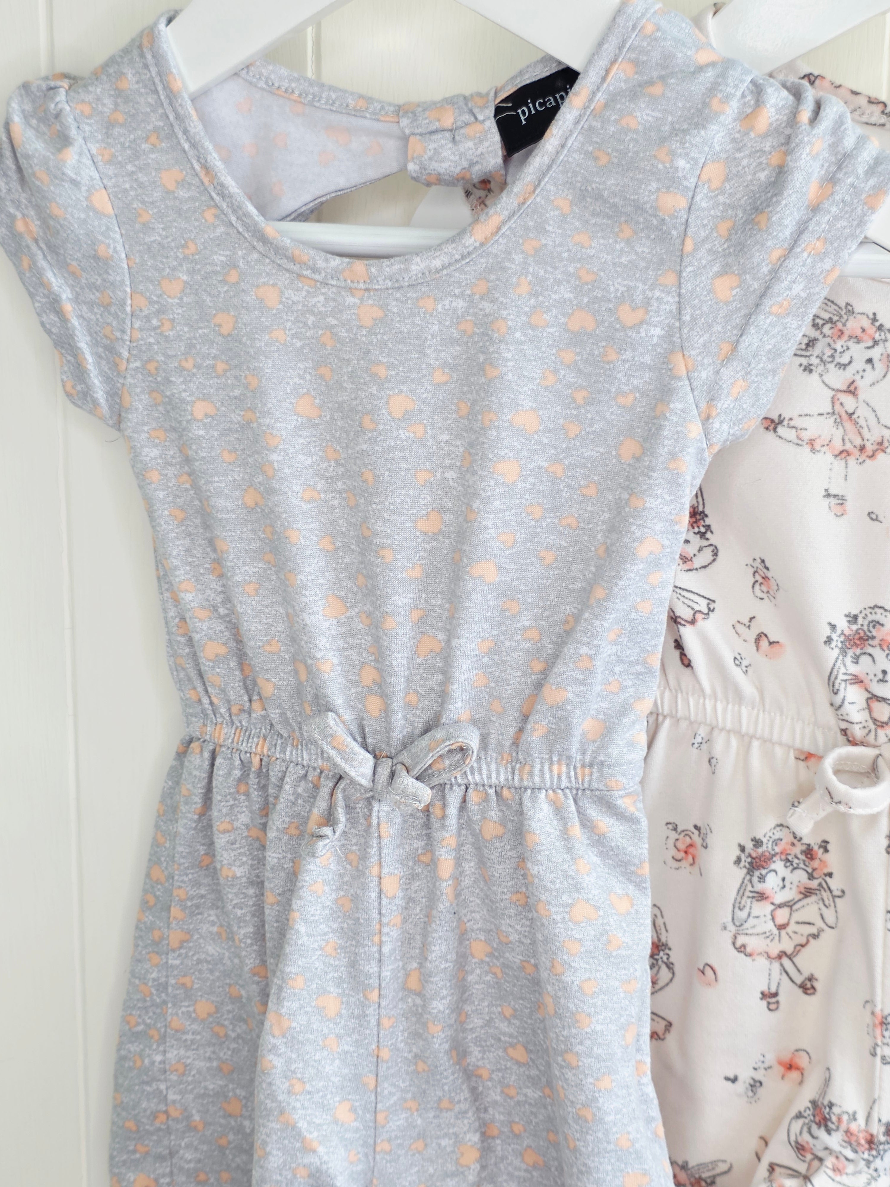 Picapino - 3-6 months girls playsuits set