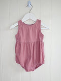 Mamas&Papas - 3-6 months girls pink corduroy romper