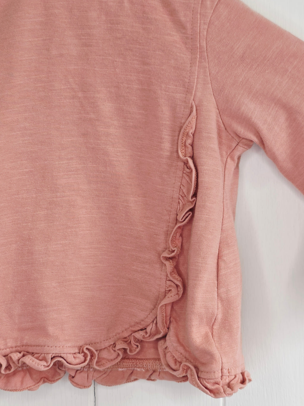 TU m - 3-6 months girls dusty pink long sleeve top