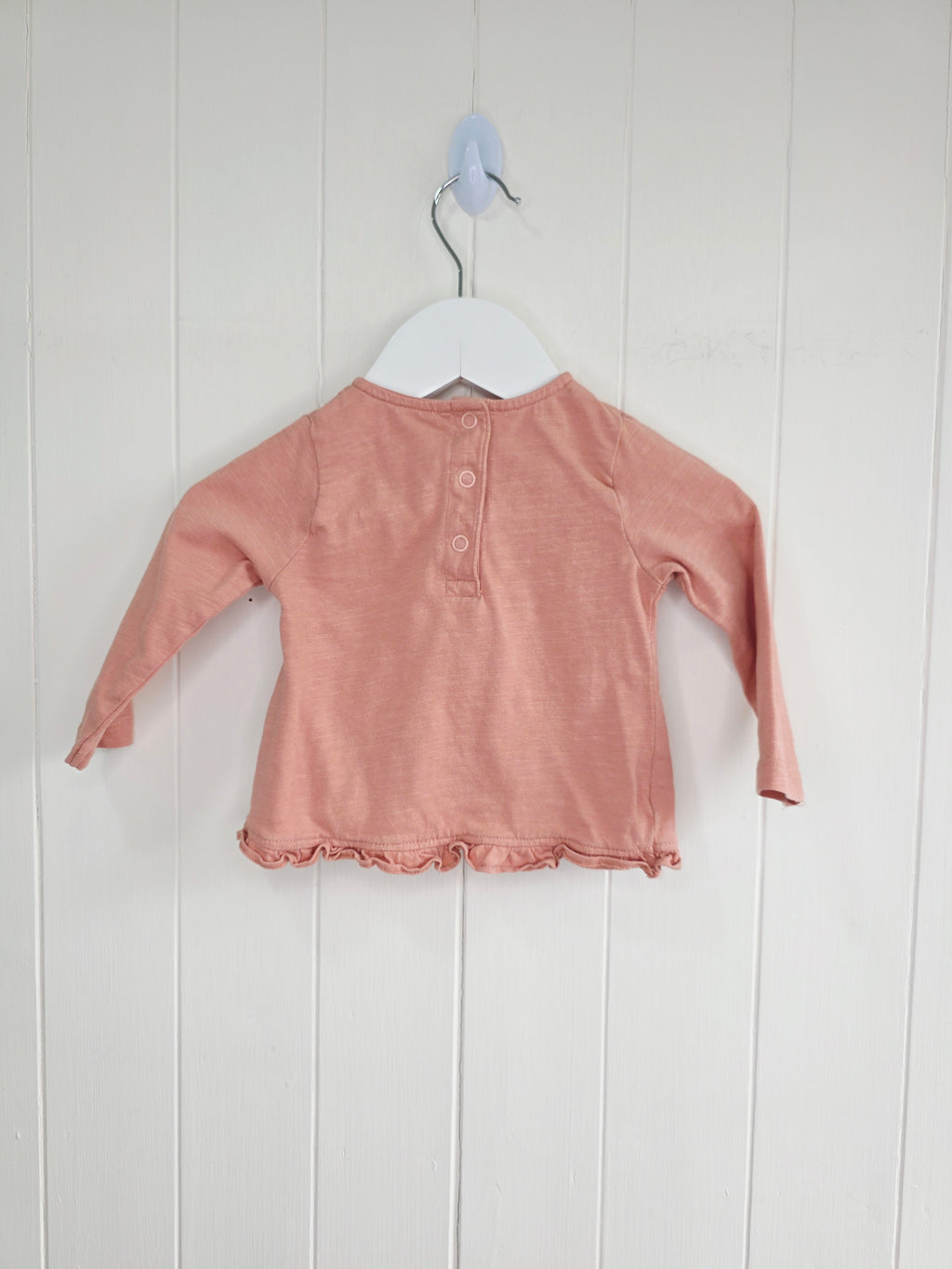 TU m - 3-6 months girls dusty pink long sleeve top